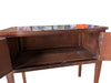 Vintage Mahogany-toned Two-Door Console Cabinet / Side Table