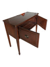 Vintage Mahogany-toned Two-Door Console Cabinet / Side Table