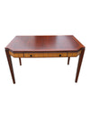Traditional Wood Writing Desk / Console Table with Inlaid Detail