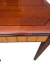 Traditional Wood Writing Desk / Console Table with Inlaid Detail