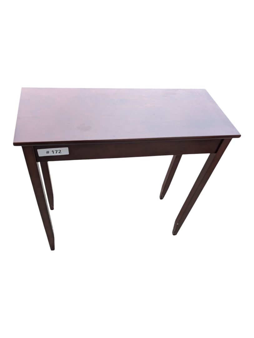 Vintage One-Drawer Wood Console Table