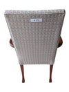 Traditional High-Back Upholstered Armchair