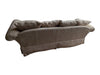 Traditional Floral Upholstered Three-Seat Sofa