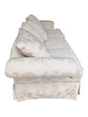 Traditional Floral Upholstered Three-Seat Sofa