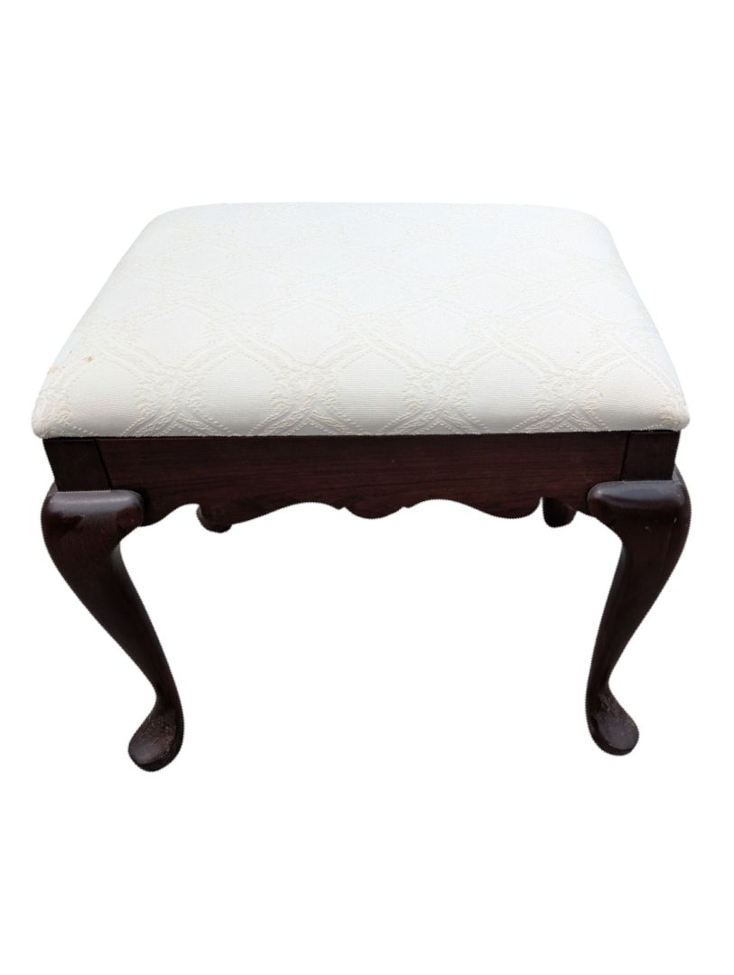 Pennsylvania House Upholstered Footstool / Ottoman
