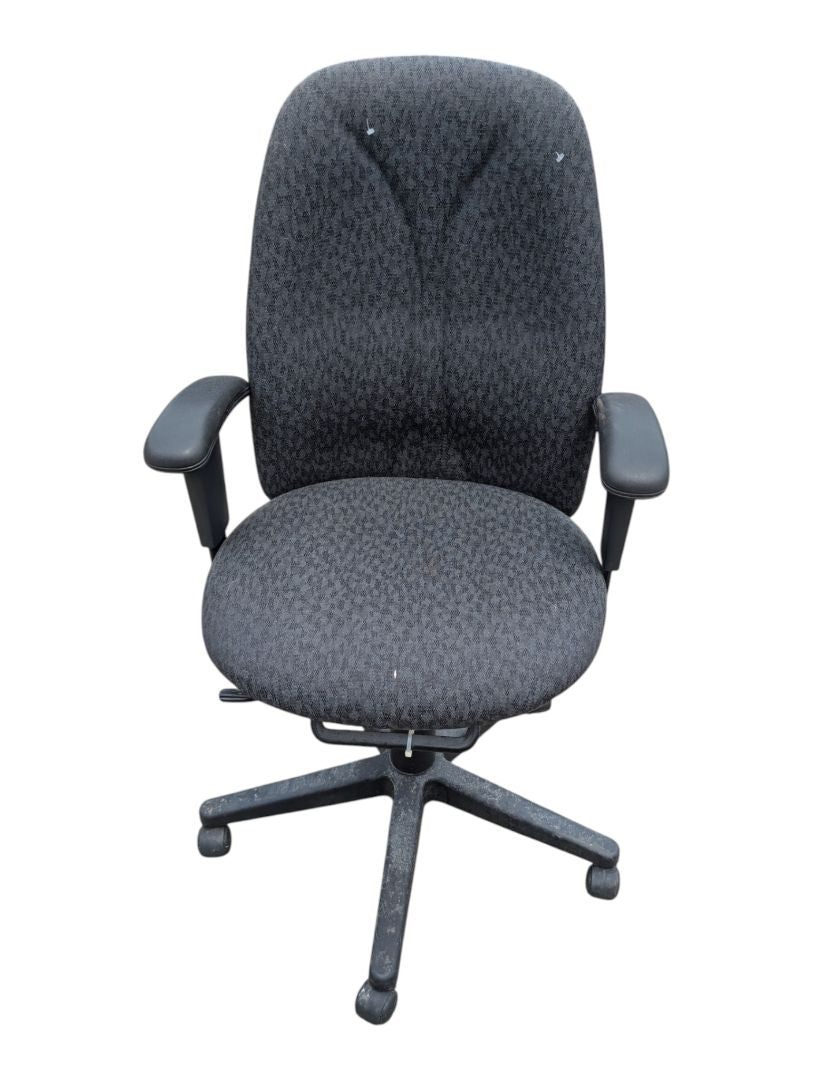 Adjustable High-Back Upholstered Office Chair