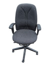 Adjustable High-Back Upholstered Office Chair