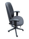 Adjustable High-Back Upholstered Office Chair