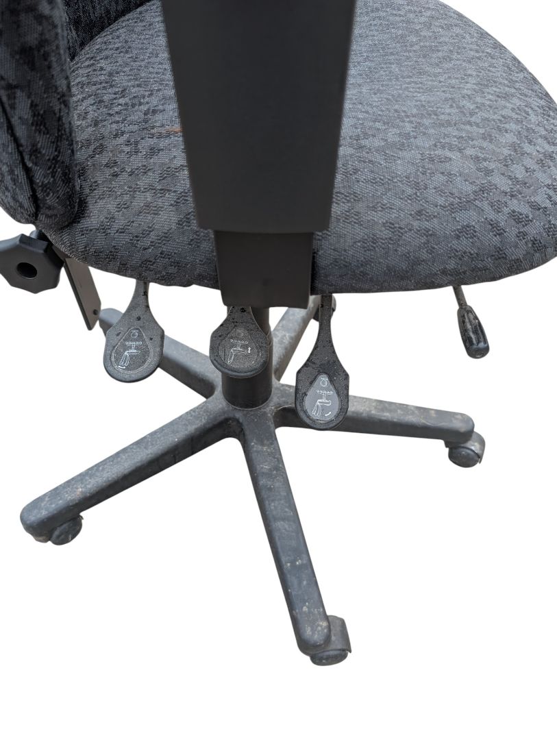 Adjustable High-Back Upholstered Office Chair