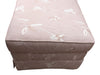 Upholstered Floral Armchair with Matching Ottoman