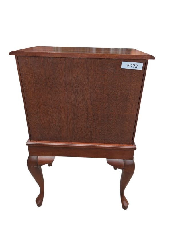 Traditional Four-Drawer Queen Anne Style Chest on Cabriole Legs
