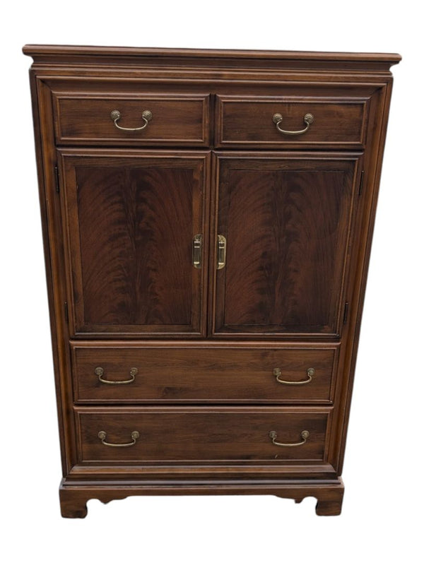 Traditional Wood Door Chest / Wardrobe Cabinet