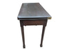 Vintage Mahogany-Style Drop-Leaf Pembroke Side Table with Drawer