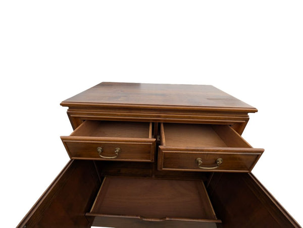 Traditional Wood Door Chest / Wardrobe Cabinet