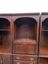 3-Piece Traditional Modular Wall Unit with Drop-Front Desk & Storage