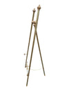 Tall Vintage Brass Display Easel / Art Stand