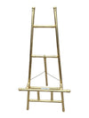 Vintage Brass-Finish Floor Easel / Art Display Stand