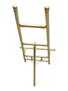 Vintage Brass-Finish Floor Easel / Art Display Stand