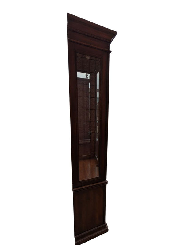 Traditional Wood & Glass Curio Display Cabinet