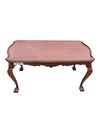 Traditional Queen Anne Style Mahogany Coffee Table
