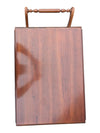 Vintage Drop-Leaf Wooden Tea Cart with Serving Tray