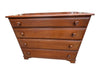 Traditional Four-Drawer Wood Dresser / Chest of Drawers