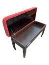 Antique Thomas “High Grade” Upholstered Piano Bench