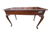 Traditional Three-Drawer Writing Desk with Cabriole Legs