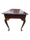 Traditional Three-Drawer Writing Desk with Cabriole Legs