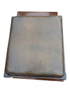Vintage Upholstered Wood Vanity Bench / Piano Stool