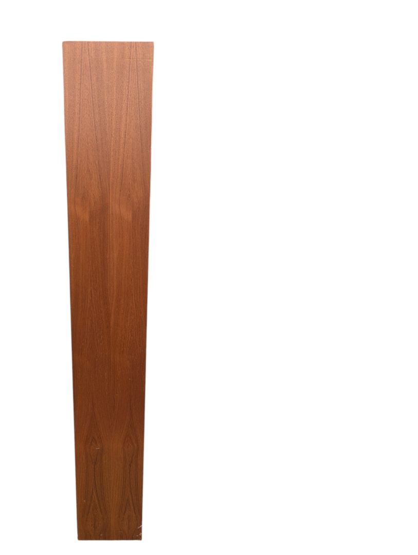Tall Narrow Wooden Bookcase with Six Shelves