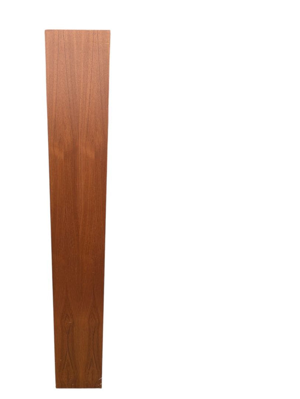 Tall Narrow Wooden Bookcase with Six Shelves