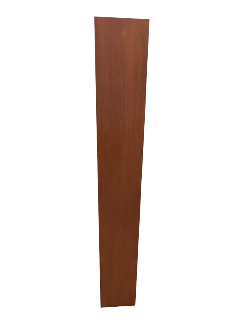 Tall Narrow Wooden Bookcase with Six Shelves
