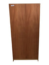 Tall Narrow Wooden Bookcase with Six Shelves