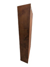 Tall Narrow Wood Bookcase with Five Open Shelves