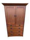 Traditional Wood Entertainment Armoire / Media Cabinet