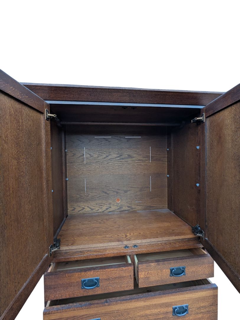 Traditional Wood Entertainment Armoire / Media Cabinet