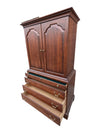 Durham Furniture Cherry-Finish Entertainment Armoire with Drawers