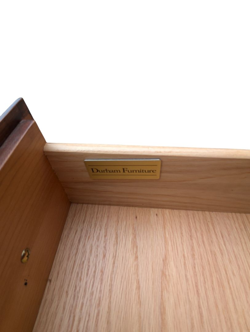 Durham Furniture Cherry-Finish Entertainment Armoire with Drawers
