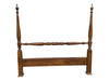 Queen-Size Traditional Four-Poster Wooden Bed Frame