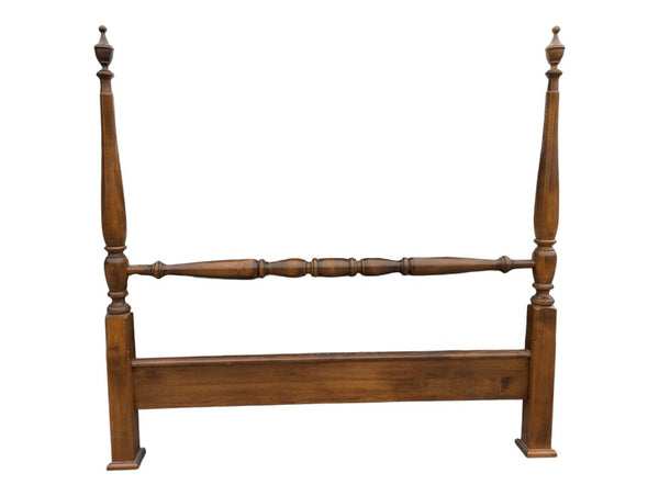 Queen-Size Traditional Four-Poster Wooden Bed Frame