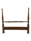 Queen-Size Traditional Four-Poster Wooden Bed Frame