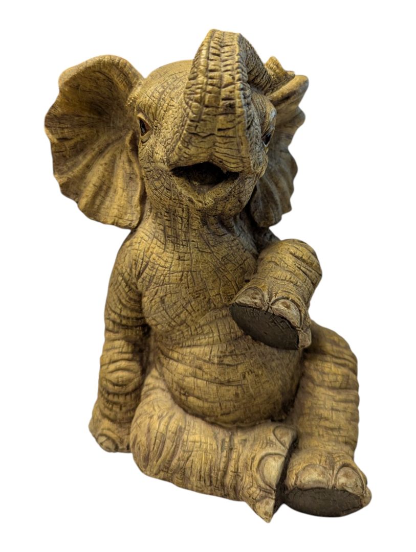 Innovation Sitting Elephant Decorative Figurine