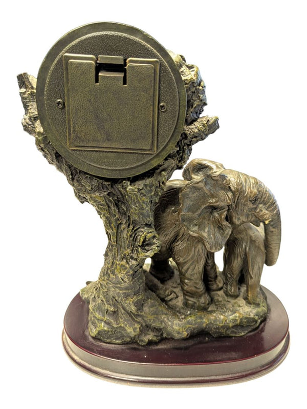 The Natelia Collection Elephant Family Quartz Mantel Clock