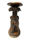 Ornate Elephant Pillar Candle Holder