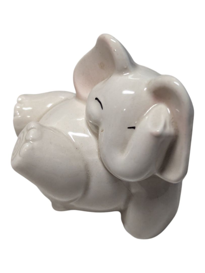 Lot of Four Vintage Ceramic Elephant Figurines
