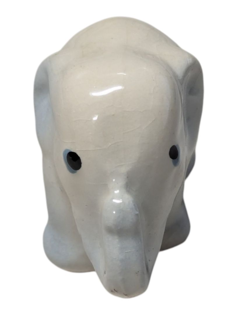 Lot of Four Vintage Ceramic Elephant Figurines