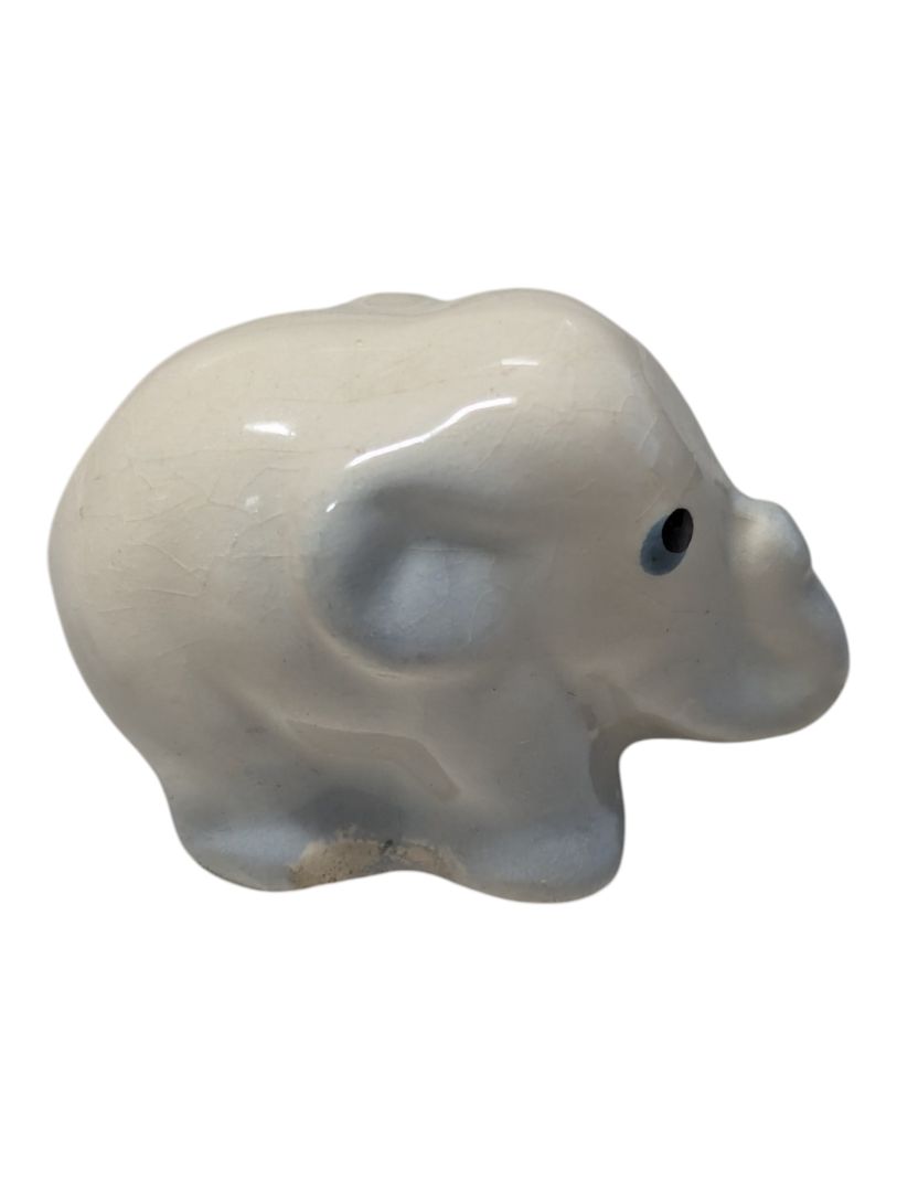 Lot of Four Vintage Ceramic Elephant Figurines