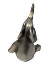 Lot of Two Metallic-Finish Elephant Decorative Figurines