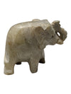 Lot of Five Carved Stone Elephant Figurines